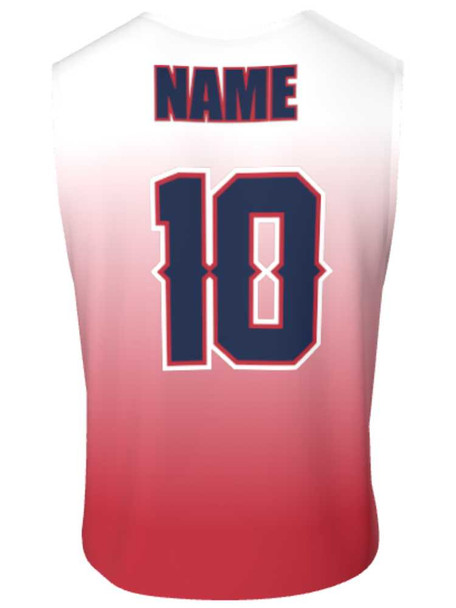 Dawg - Mens/Youth "Pure Bred Gradient" Custom Sublimated Reversible Standard Shoulder Sleeveless Lacrosse Practice Uniform Set Reversible Standard Shoulder All Sports Uniforms