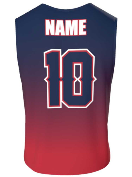 Dawg - Mens/Youth "Pure Bred Gradient" Custom Sublimated Standard Shoulder Lacrosse Practice Uniform Standard Shoulder All Sports Uniforms