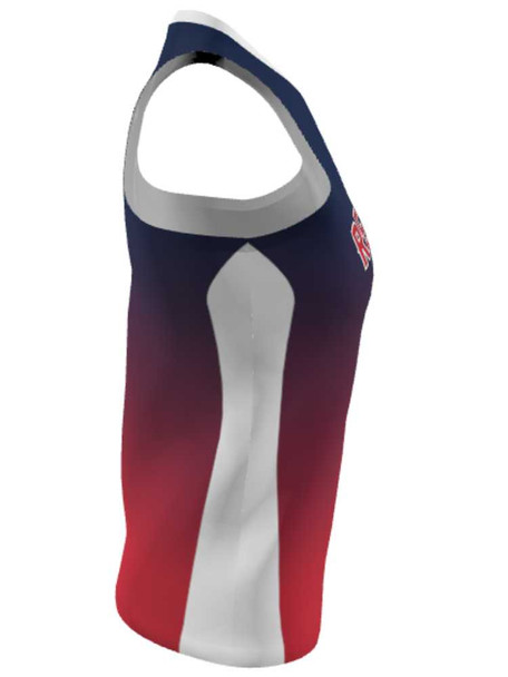 Dawg - Ladies/Girls "Sideline Gradient" Custom Sublimated Racerback Lacrosse Uniform Racerback All Sports Uniforms