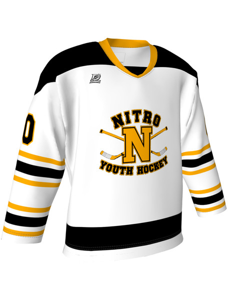 Dawg - Adult/Youth "Top Dawg" Custom Sublimated Reversible V-Neck Yoked Hockey Jersey