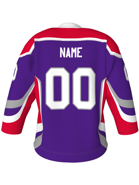 Dawg - Adult/Youth "Slapshot" Custom Sublimated V-Neck Yoked Hockey Jersey