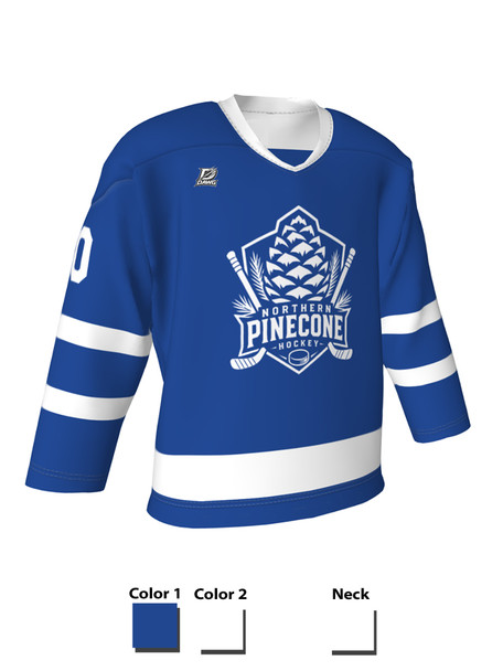 Dawg - Adult/Youth "Toronto Dawg" Custom Sublimated V-Neck Yoked Hockey Jersey