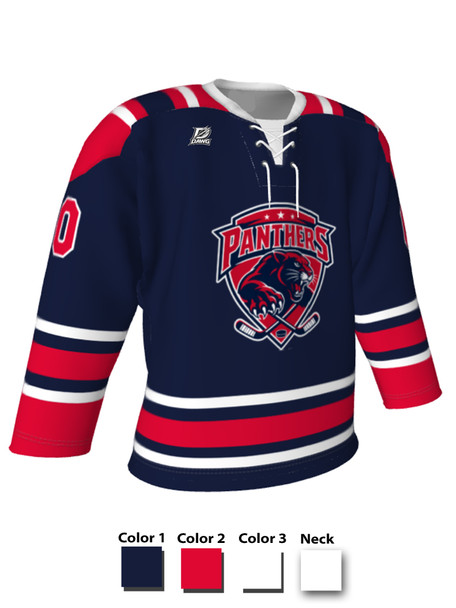 Dawg - Adult/Youth "Biscuit" Custom Sublimated Laced Yoked Hockey Jersey