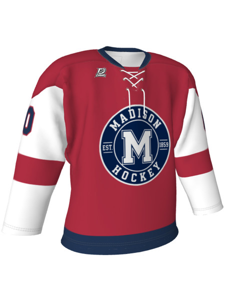Dawg - Adult/Youth "Classic" Custom Sublimated Laced Yoked Hockey Jersey