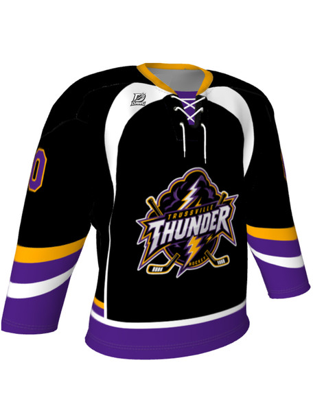 Dawg - Adult/Youth "Hat Trick" Custom Sublimated Laced Yoked Hockey Jersey