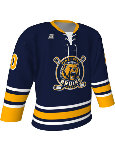 Dawg - Adult/Youth "Dawg Shift" Custom Sublimated Laced Yoked Hockey Jersey