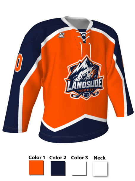 Dawg - Adult/Youth "Colorado Dawg" Custom Sublimated Laced Yoked Hockey Jersey