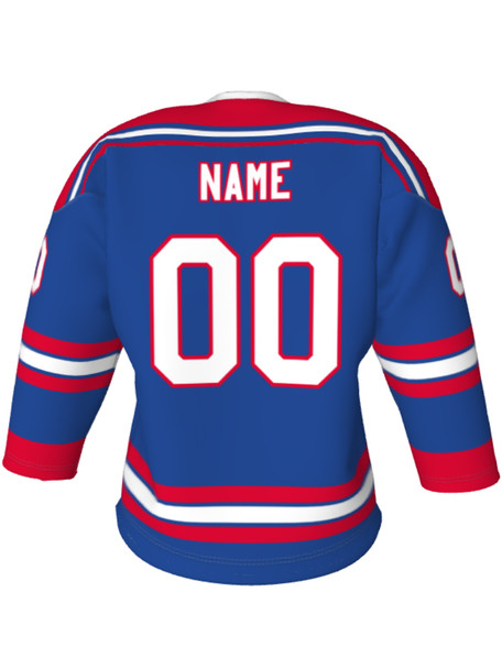 Dawg - Adult/Youth "New York Dawg" Custom Sublimated Laced Yoked Hockey Jersey