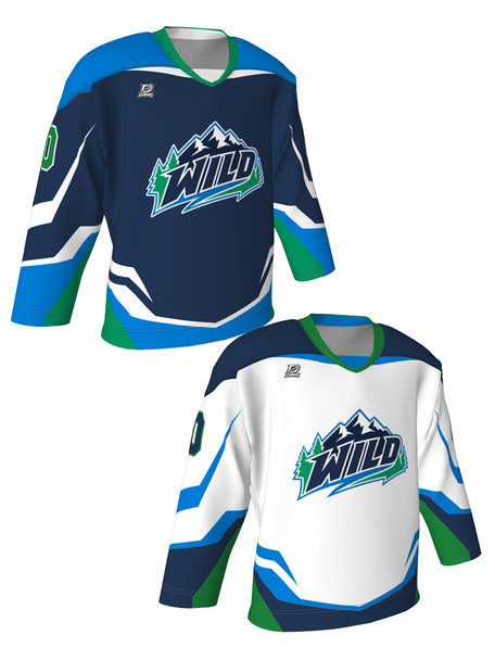 Dawg - Adult/Youth "Chain Breaker" Custom Sublimated Reversible V-Neck Yoked Hockey Jersey