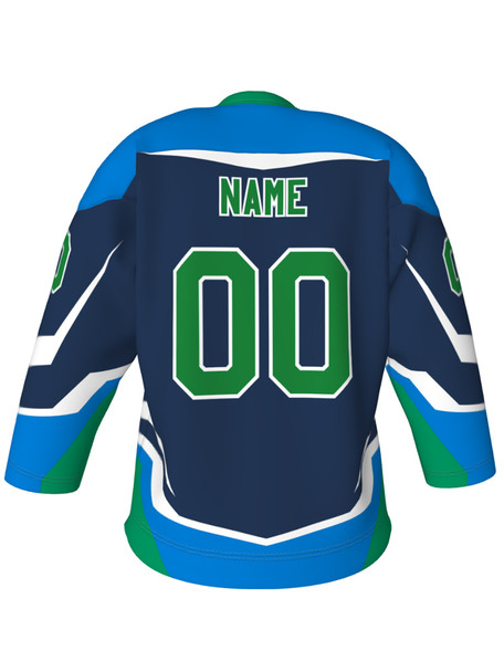 Dawg - Adult/Youth "Chain Breaker" Custom Sublimated Reversible V-Neck Yoked Hockey Jersey