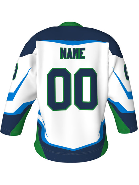 Dawg - Adult/Youth "Chain Breaker" Custom Sublimated Reversible V-Neck Yoked Hockey Jersey