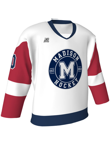 Dawg - Adult/Youth "Classic" Custom Sublimated Reversible V-Neck Yoked Hockey Jersey