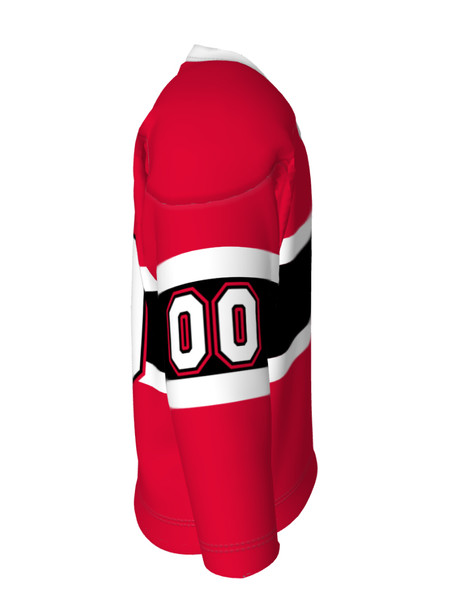 Dawg - Adult/Youth "Center Ice" Custom Sublimated Reversible V-Neck Yoked Hockey Jersey