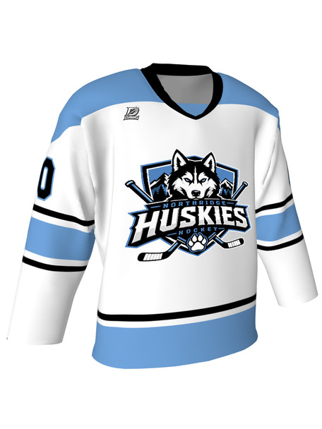Dawg - Adult/Youth "One Timer" Custom Sublimated Reversible V-Neck Yoked Hockey Jersey