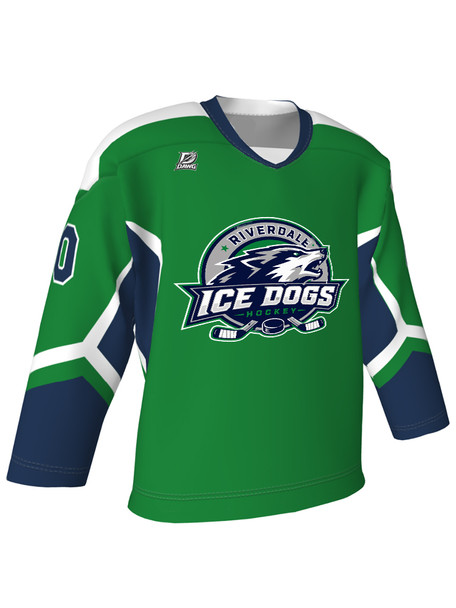 Dawg - Adult/Youth "Power Play" Custom Sublimated Reversible V-Neck Yoked Hockey Jersey
