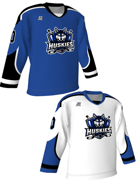 Dawg - Adult/Youth "Top Shelf" Custom Sublimated Reversible V-Neck Yoked Hockey Jersey