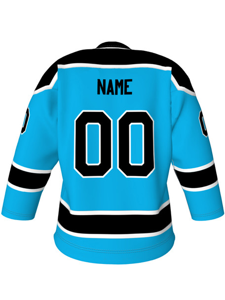 Dawg - Adult/Youth "No Leash" Custom Sublimated Reversible V-Neck Yoked Hockey Jersey