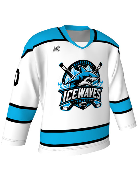 Dawg - Adult/Youth "No Leash" Custom Sublimated Reversible V-Neck Yoked Hockey Jersey