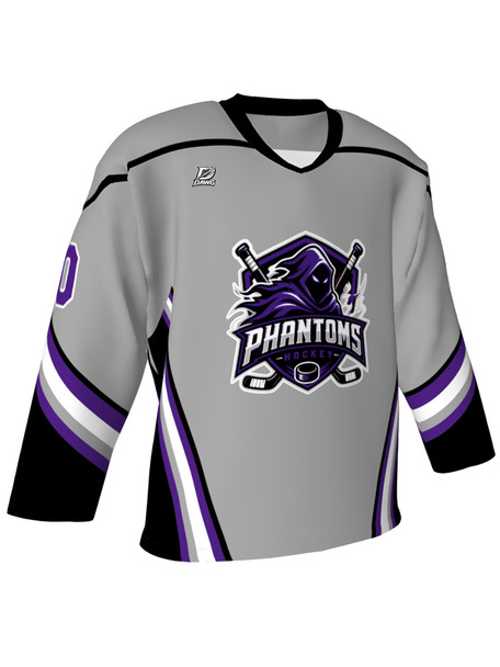 Dawg - Adult/Youth "Anaheim Dawg" Custom Sublimated Reversible V-Neck Yoked Hockey Jersey