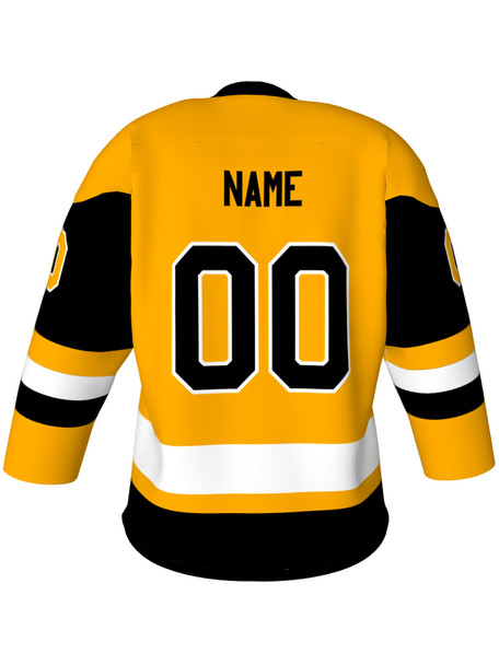 Dawg - Adult/Youth "Pittsburgh Dawg" Custom Sublimated Reversible V-Neck Yoked Hockey Jersey