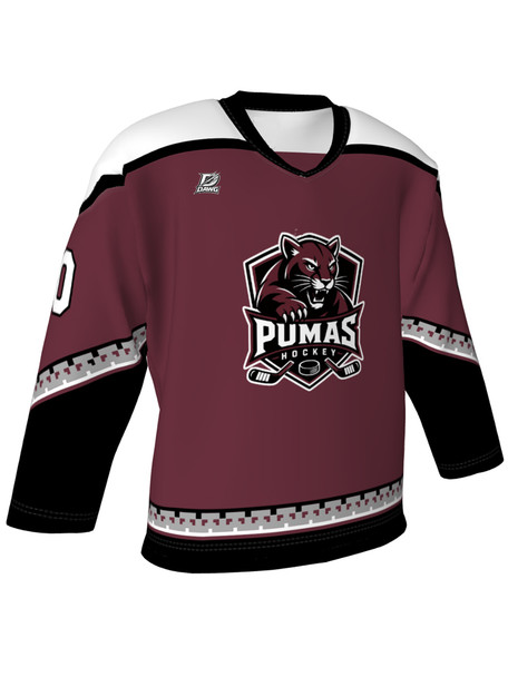Dawg - Adult/Youth "Arizona Dawg" Custom Sublimated Reversible V-Neck Yoked Hockey Jersey