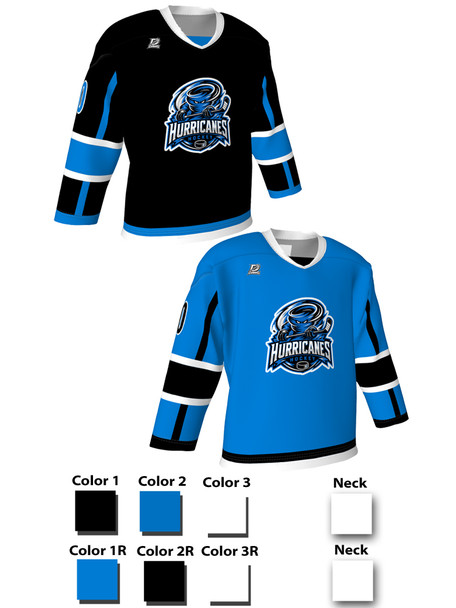 Dawg - Adult/Youth "Los Angeles Dawg" Custom Sublimated Reversible V-Neck Yoked Hockey Jersey