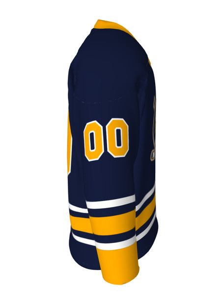 Dawg - Adult/Youth "Dawg Shift" Custom Sublimated Reversible V-Neck Yoked Hockey Jersey