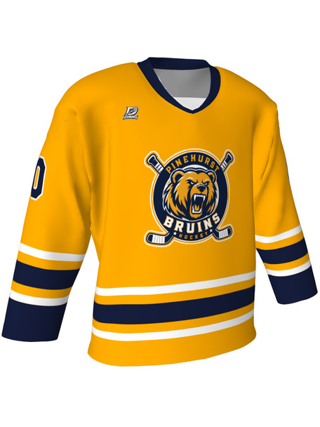 Dawg - Adult/Youth "Dawg Shift" Custom Sublimated Reversible V-Neck Yoked Hockey Jersey