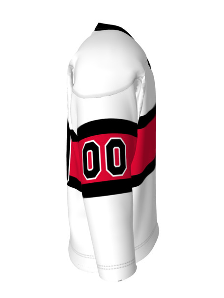 Dawg - Adult/Youth "Center Ice" Custom Sublimated Reversible V-Neck Yoked Hockey Jersey + Socks