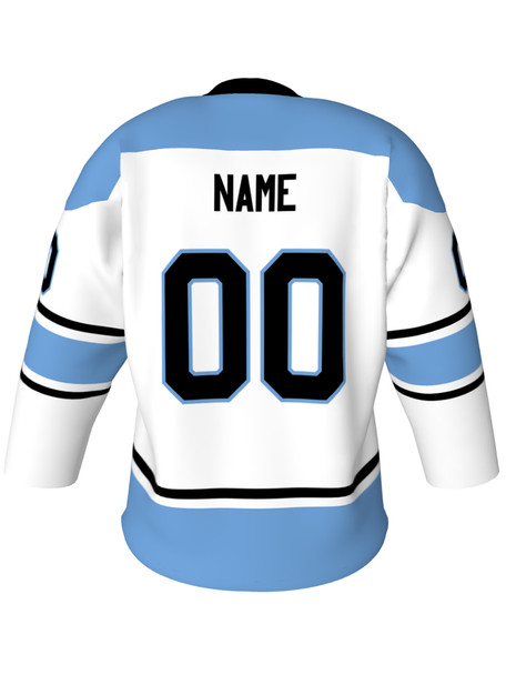 Dawg - Adult/Youth "One Timer" Custom Sublimated Reversible V-Neck Yoked Hockey Jersey + Socks