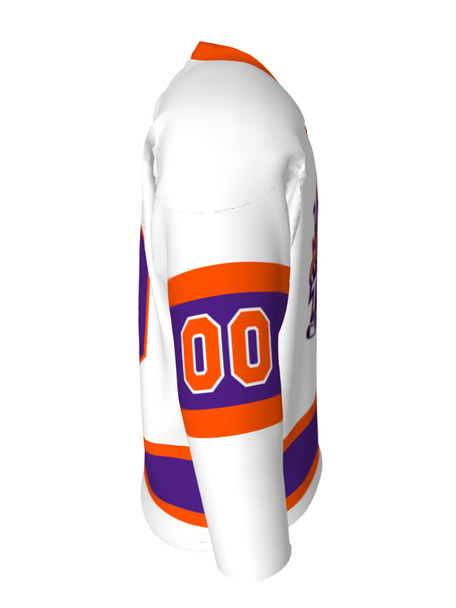 Dawg - Adult/Youth "Blue Line Dawg" Custom Sublimated Reversible V-Neck Yoked Hockey Jersey + Socks