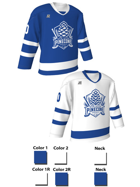 Dawg - Adult/Youth "Toronto Dawg" Custom Sublimated Reversible V-Neck Yoked Hockey Jersey + Socks