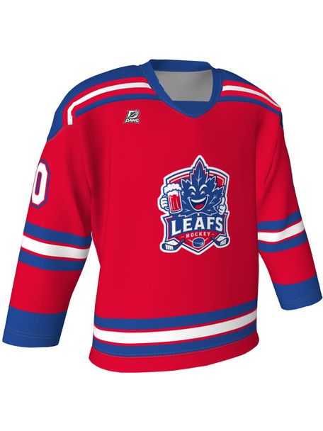 Dawg - Adult/Youth "New York Dawg" Custom Sublimated Reversible V-Neck Yoked Hockey Jersey + Socks