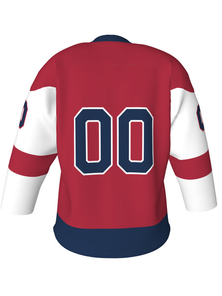 Dawg - Adult/Youth "Classic" Custom Sublimated V-Neck Yoked Hockey Jersey + Socks