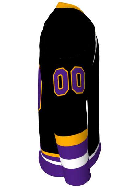 Dawg - Adult/Youth "Hat Trick" Custom Sublimated V-Neck Yoked Hockey Jersey + Socks
