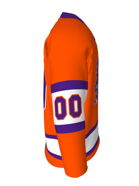 Dawg - Adult/Youth "Blue Line Dawg" Custom Sublimated V-Neck Yoked Hockey Jersey + Socks
