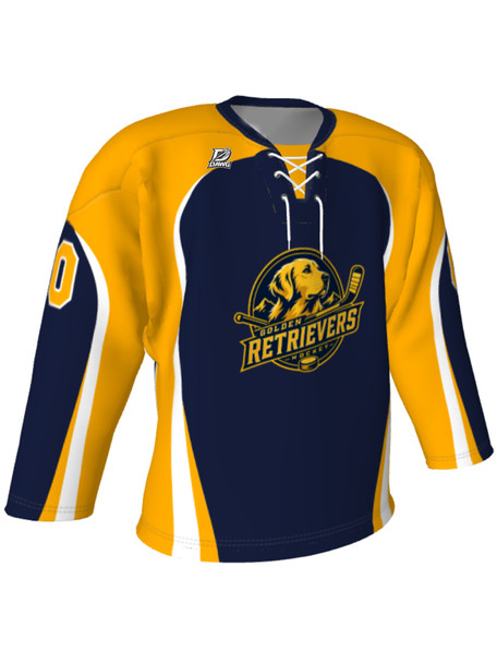 Dawg - Adult/Youth "Rabid Dawg" Custom Sublimated Laced Yoked Hockey Jersey + Socks