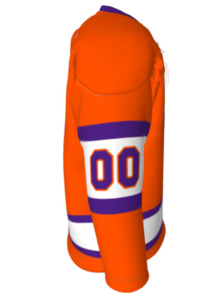 Dawg - Adult/Youth "Blue Line Dawg" Custom Sublimated Laced Yoked Hockey Jersey + Socks