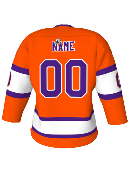 Dawg - Adult/Youth "Blue Line Dawg" Custom Sublimated Laced Yoked Hockey Jersey + Socks