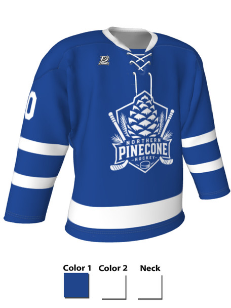 Dawg - Adult/Youth "Toronto Dawg" Custom Sublimated Laced Yoked Hockey Jersey + Socks
