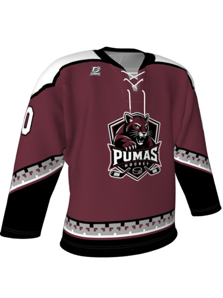Dawg - Adult/Youth "Arizona Dawg" Custom Sublimated Laced Yoked Hockey Jersey + Socks