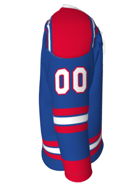 Dawg - Adult/Youth "New York Dawg" Custom Sublimated Laced Yoked Hockey Jersey + Socks