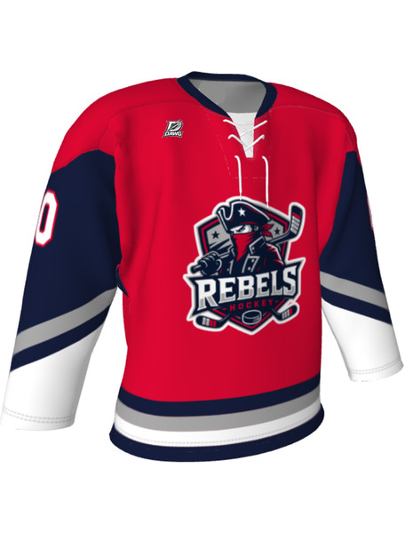 Dawg - Adult/Youth "Slash" Custom Sublimated Laced Yoked Hockey Jersey + Socks