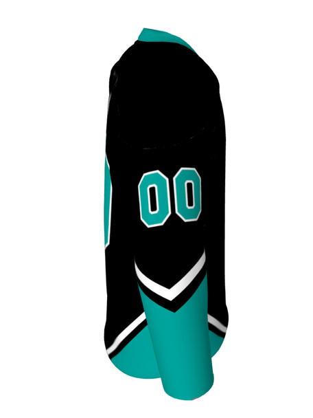 Dawg - Adult/Youth "Play Maker" Custom Sublimated V-Neck Non-Yoked Hockey Jersey