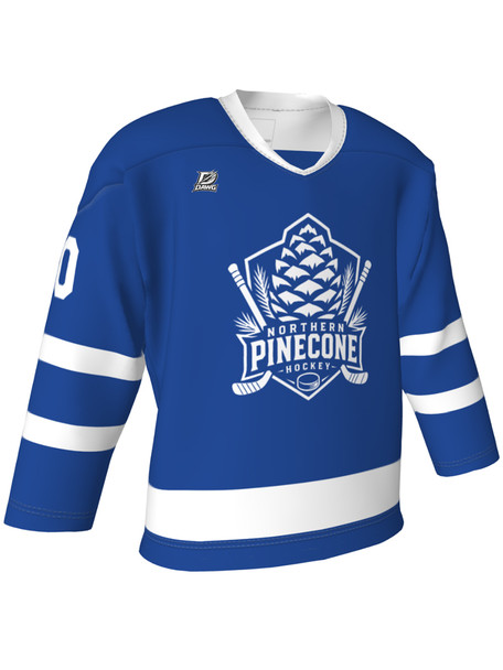 Dawg - Adult/Youth "Toronto Dawg" Custom Sublimated V-Neck Non-Yoked Hockey Jersey + Socks