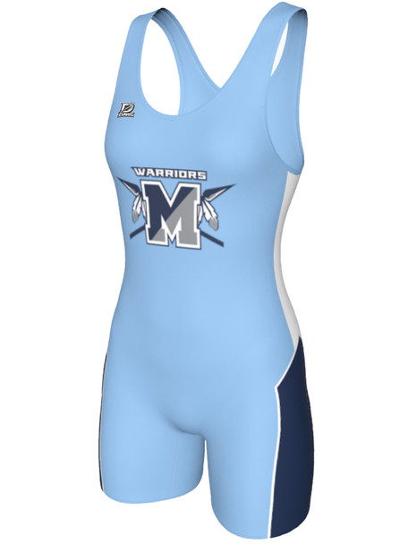 "Miners" Womens Custom Sublimated Wrestling Singlet by DAWG