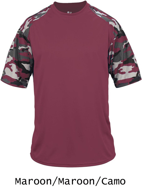 "Camo Sport" Baseball Jersey