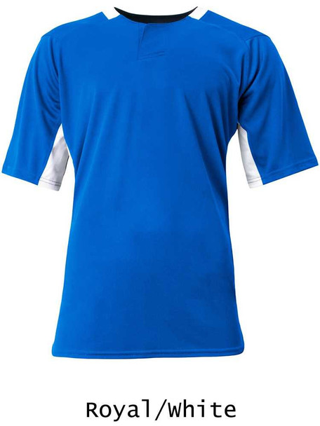 Adult "Curve Ball" Baseball Jersey Adult Crew Neck / V-Neck Jerseys All Sports Uniforms