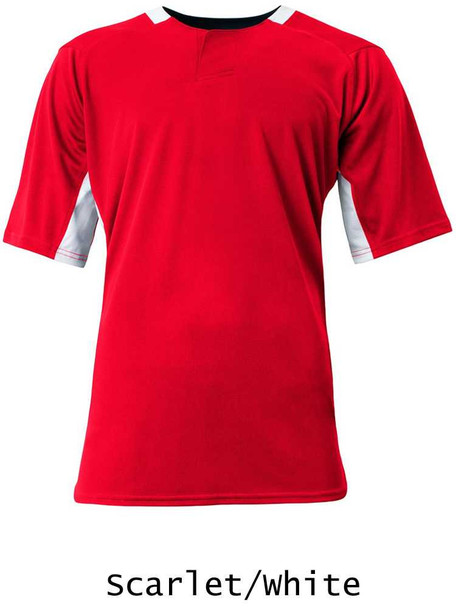 Adult "Curve Ball" Baseball Jersey Adult Crew Neck / V-Neck Jerseys All Sports Uniforms