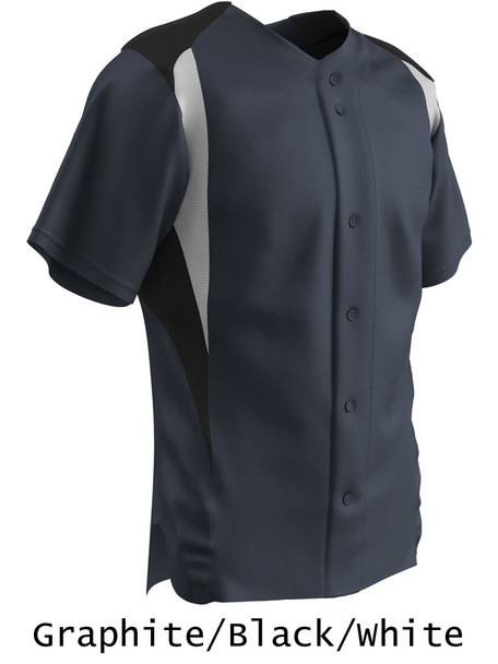 "Soldier" Button Front Baseball Jersey